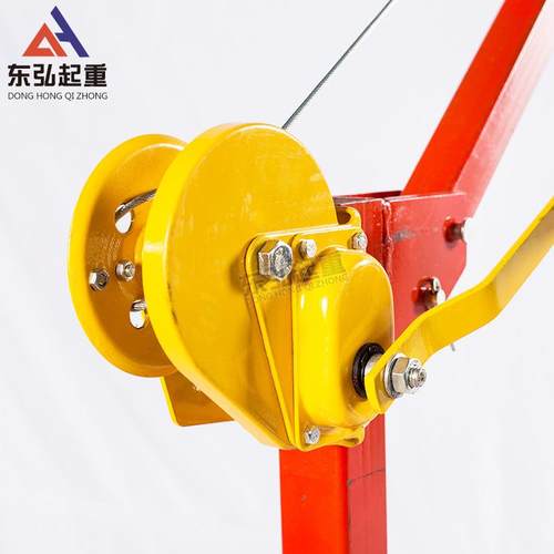 双向自锁重手摇绞盘钢丝手动绞131车型绞盘卷机扬绳不锈钢手摇绞