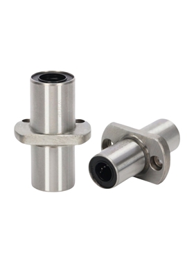 MI思米LHMCD6 8 10 12 13 16 20 25 30中间对切边法兰直线轴承