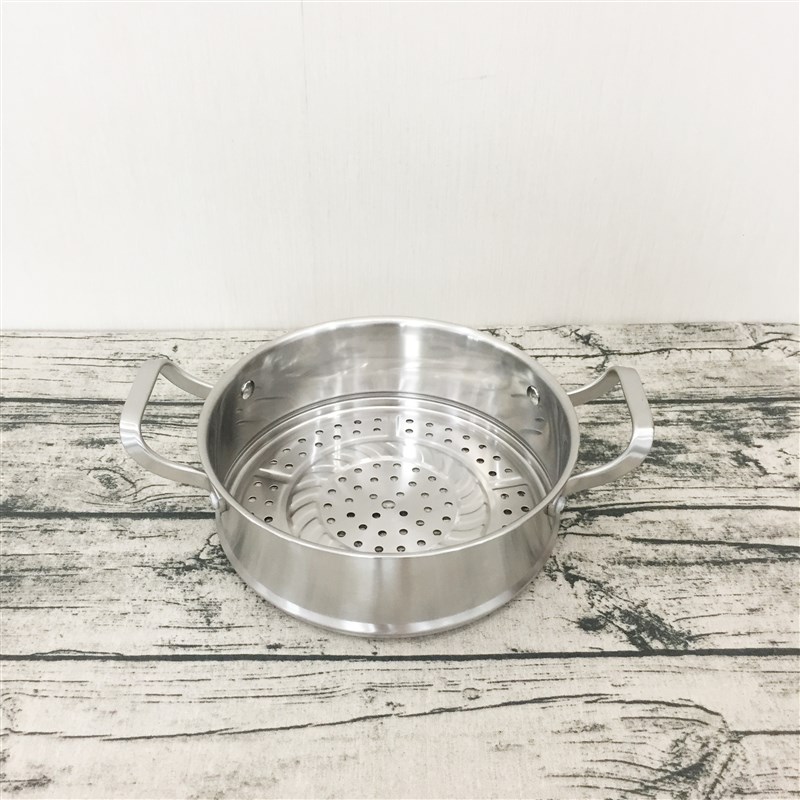 30不锈钢蒸锅2/2/28/30cm加厚一体蒸笼多用锅蒸屉蒸格蒸架