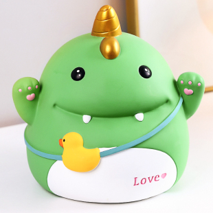 大号恐龙存钱罐2022年新款只进不出儿童男孩可取可存防摔储钱蓄罐