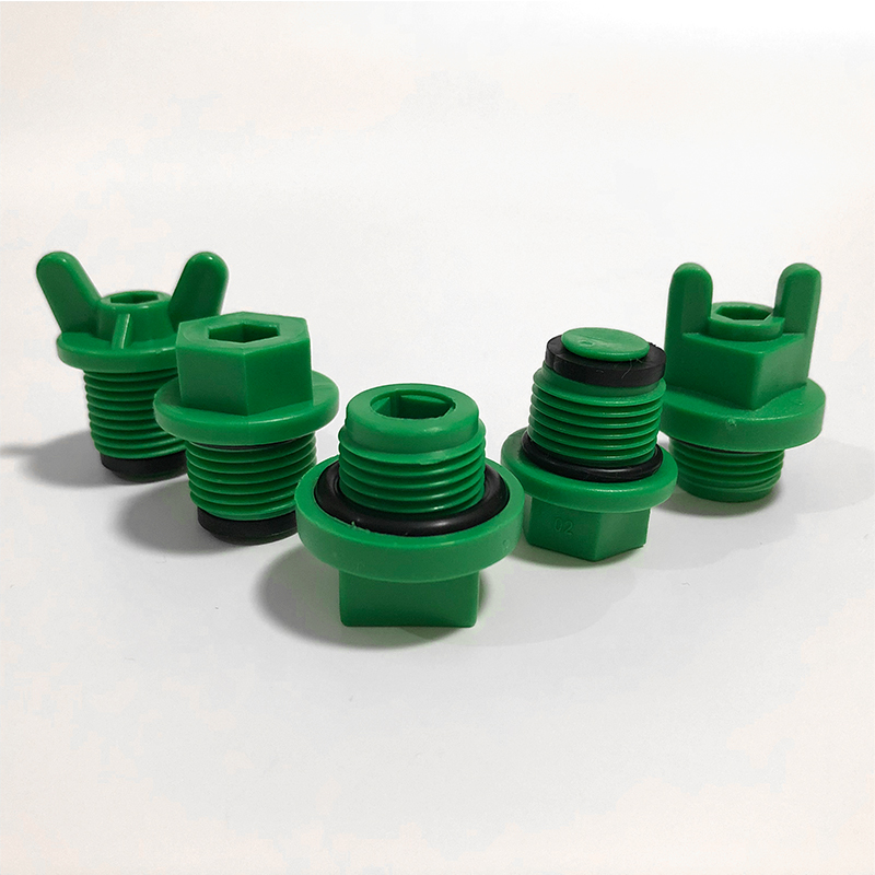 ppr分外牙堵头绿色通用款外丝分免生料带水管管件配件堵塞头