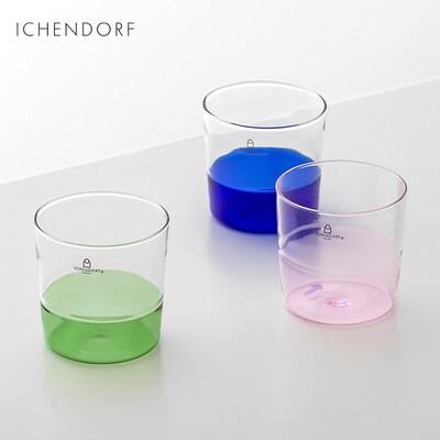意大利Ichendorf 杯子玻璃杯家用耐高温喝水杯 茶杯咖啡杯 啤酒杯