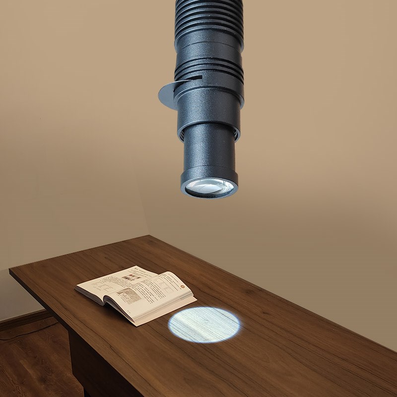 智能小聚光灯RGBCW全彩剧本杀读本灯茶几餐桌一束光氛围射灯