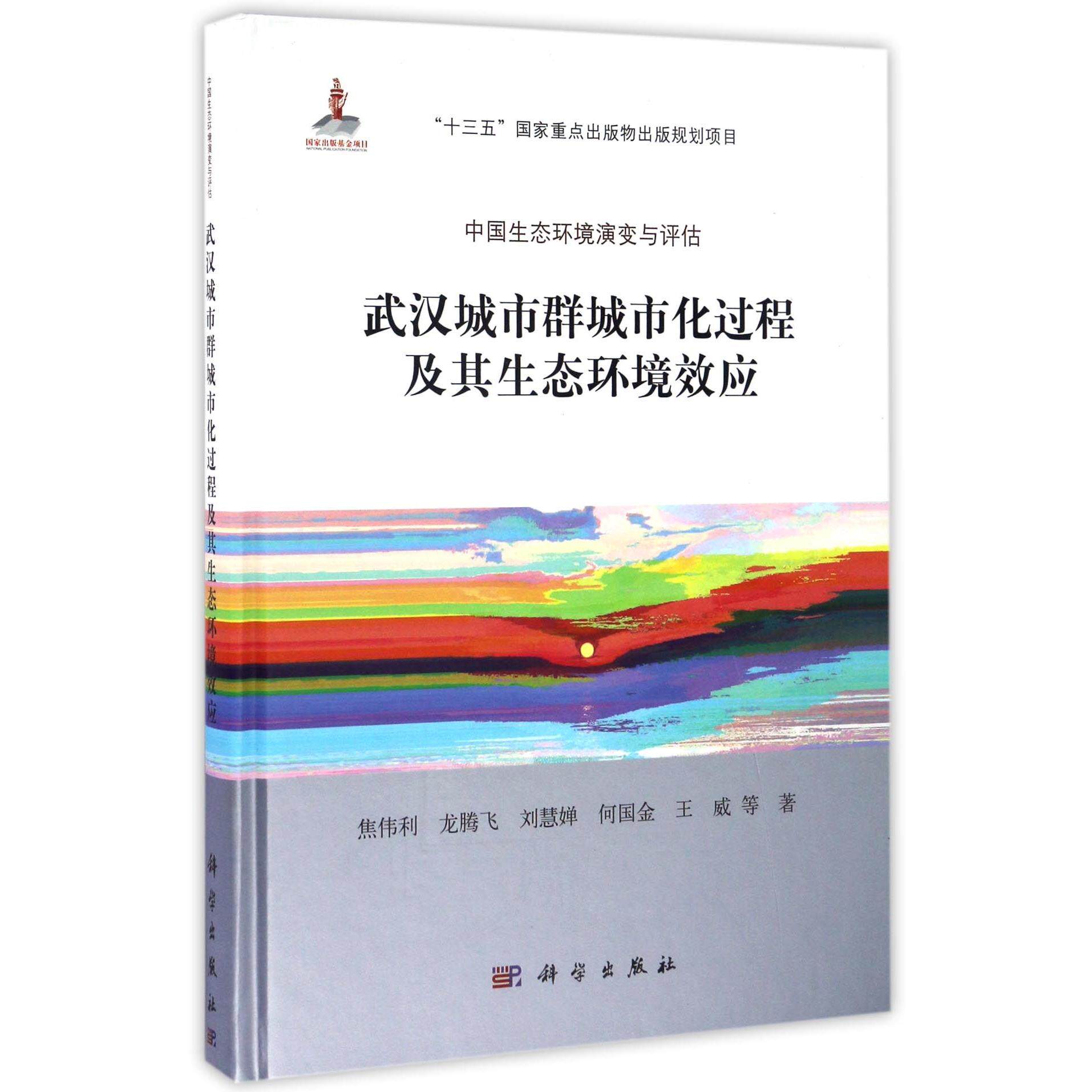 正版现货 武汉城市群城市化过程及其生态环境效应精中国生态环境演变与评估 科学 焦伟利龙腾飞刘慧婵何国金王威总主编欧阳志云王