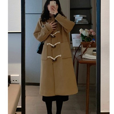 ms 秋冬新品奶油白色宽松显瘦长款针织内搭打底毛衣连衣裙