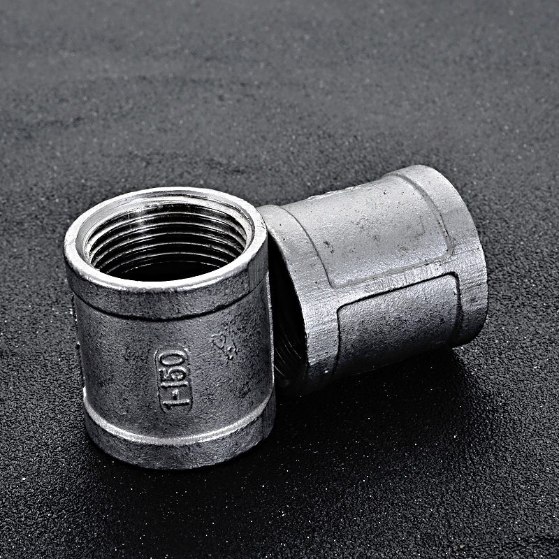 304/316L不锈钢内牙直通/内牙直接/管箍/管古/束接/束节/4分 6分