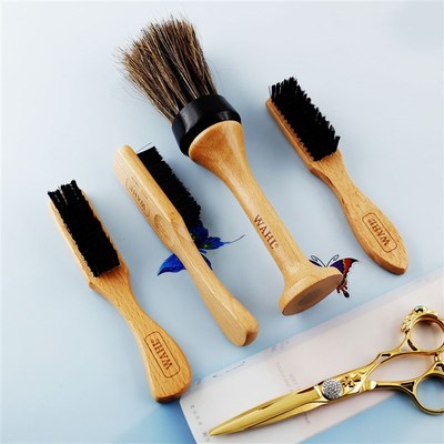 WAHL华尔复古油头刷渐变刷碎发刷子清洁刷子颈部碎发刷实木