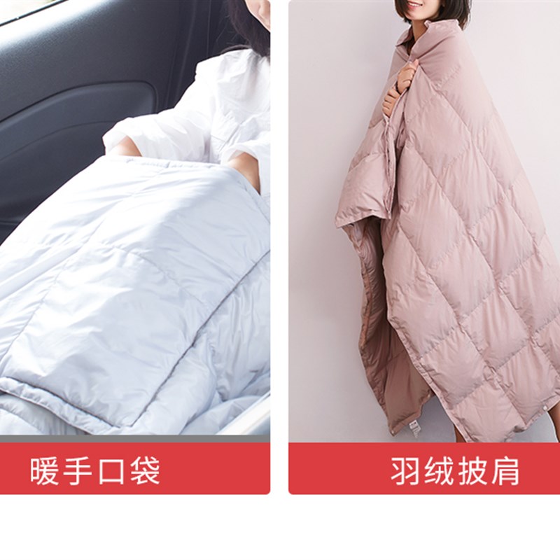 羽绒抱枕被子两用车载车用汽车三合一折叠靠枕靠垫沙发加厚车内