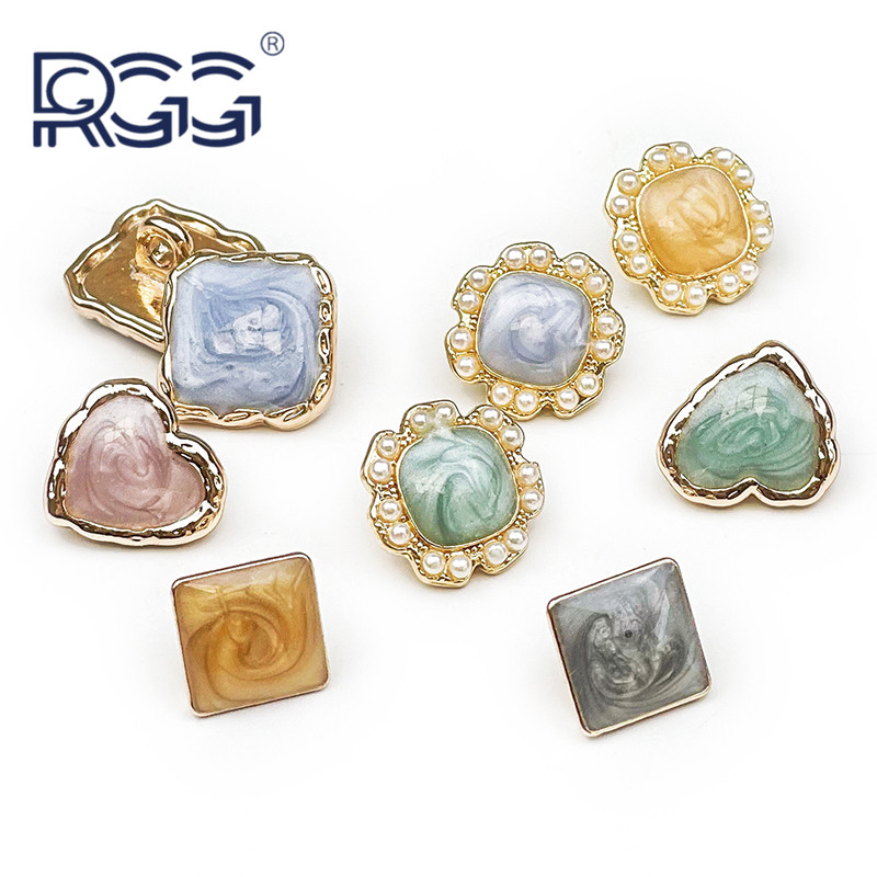 金属小扣子女装衬衫纽扣珠光点油扣彩色儿童衬衣扣心形方形毛衣扣,居家布艺,纽扣,淘宝优惠券,粉丝福利购,淘宝优惠卷