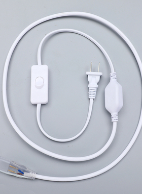 烁宇灯带电源插头220V 5050贴片3528贴片灯带电源插头led控制器