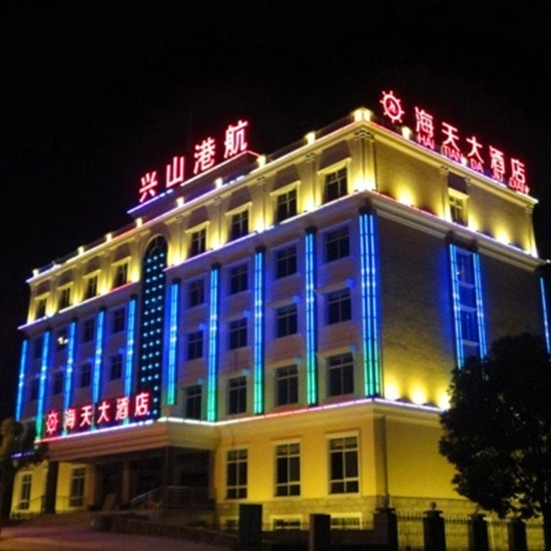 LED数码管牌匾led护栏管真六段内控外控单色七彩轮廓广告防水灯管