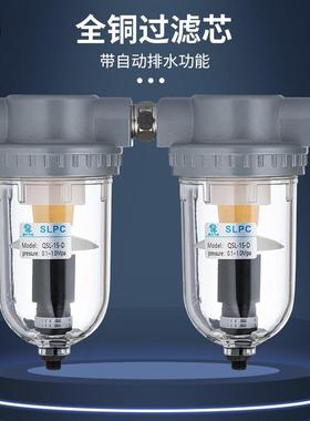 动排水空气滤器油水分离器空1473压机QSL油雾器QIU自-8/1过0/5/25