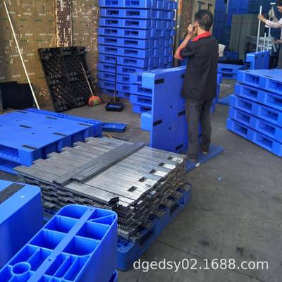 卡165mm高川米字型川字型网格塑料板重托型平板盘1.1加钢管上货架