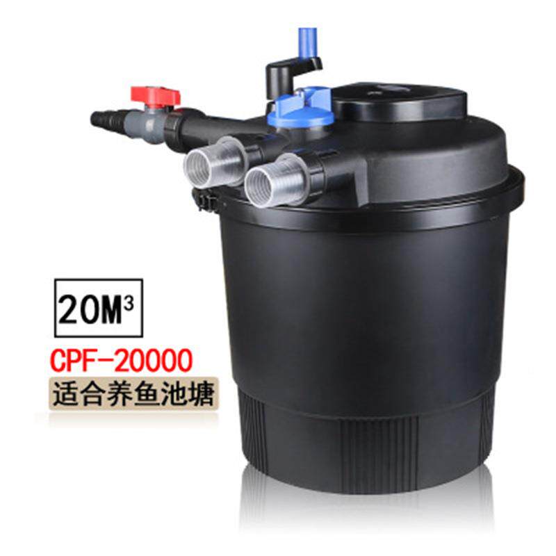 过CPF-1500户鱼池水塘过滤器外0外置滤森森CPF-桶景观池抽水循环