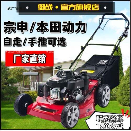 园林割机草割坪FDS汽油机剪草机草草推机家用手推式草机