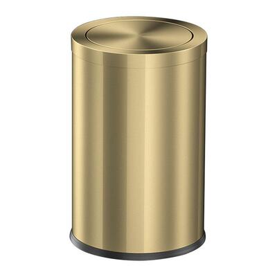 71TF759S85SX不锈钢卫垃间圾桶家用金色带盖翻盖生所客厅厕轻奢大