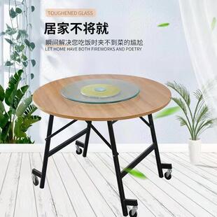 餐桌转转钢化玻璃转盘旋转台面厚玻璃桌面见详情酒加店家用转盘盘
