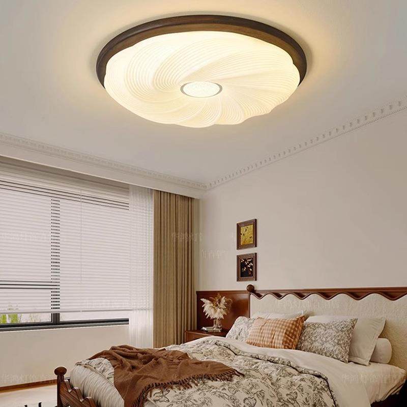 中古风423卧室吸顶桃灯美复古胡木色le式d房间225款实木0法式餐厅,家装灯饰光源,客厅吸顶灯,淘宝优惠券,粉丝福利购,淘宝优惠卷