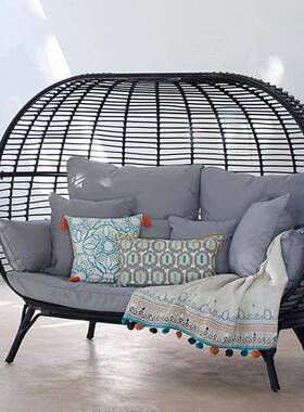 室外户庭院休闲意鸟巢阳沙发WNX-鸟巢床外花园露天台院子创双人家