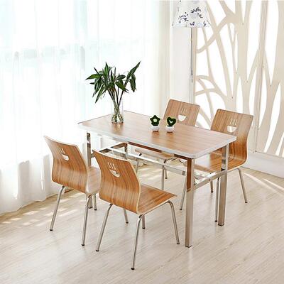 工厂饭堂餐桌椅分合组四人位体不锈CZ-0520钢快餐桌椅小吃饭店食