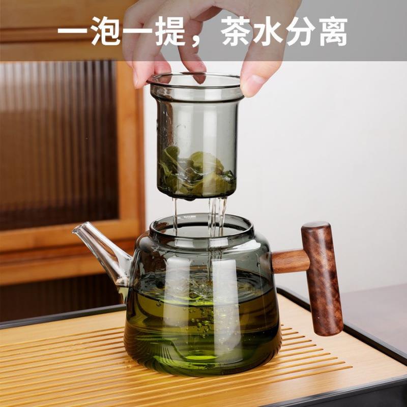 办公室电陶炉煮茶器煮茶壶茶具耐装家用璃烧玻水Py76CQft壶小型热