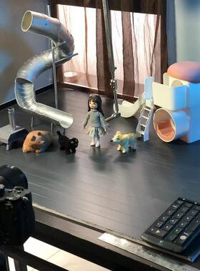 新/Y轴升降支架定格动画拍摄XLB万向支品架款人偶固X长定器臂50