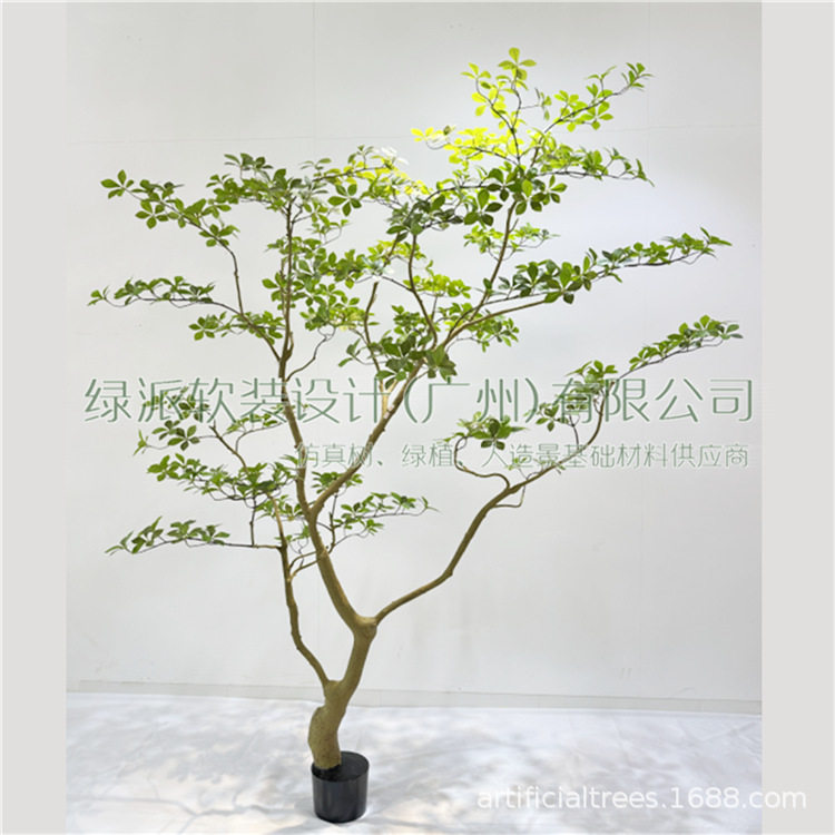 仿真栀子花树 室内客厅大型落地盆栽装饰 网红绿植仿真树摆件