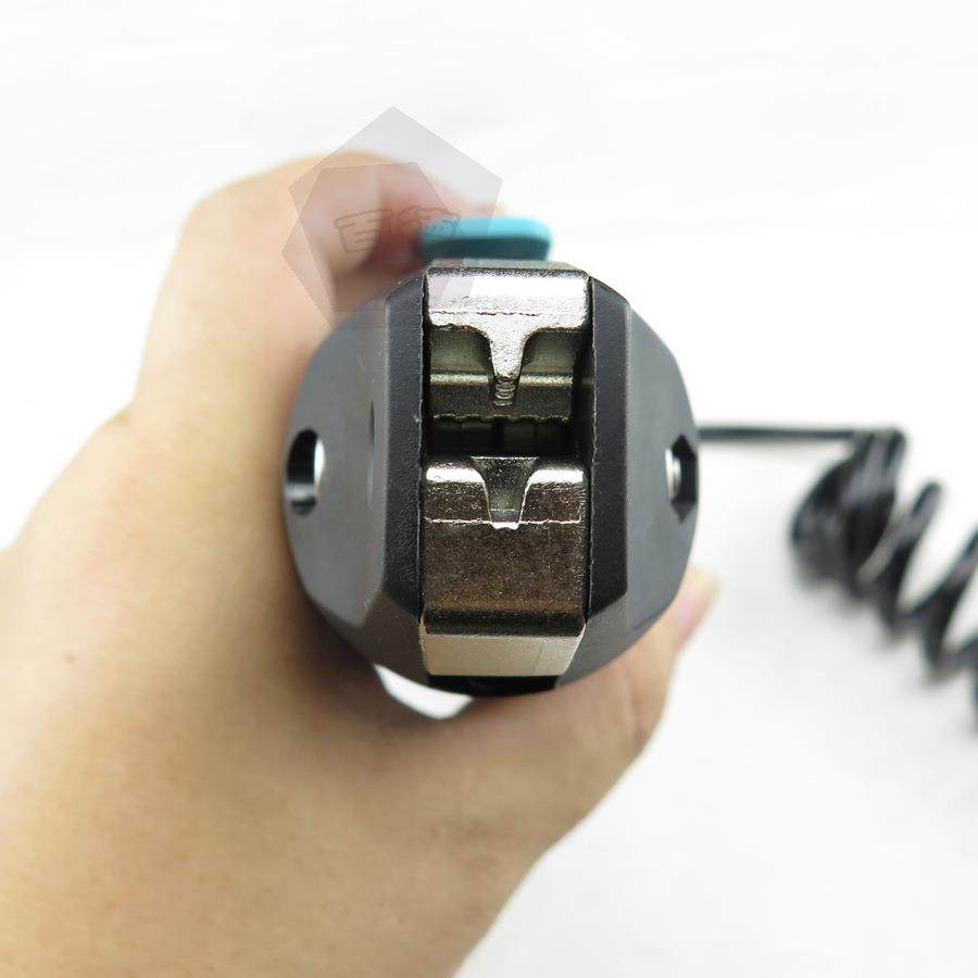 式手持欧式二管2形端子气动压线钳连接铆压机P532FC-5保修年