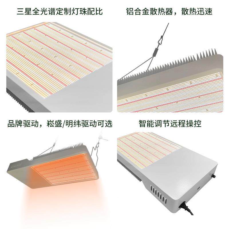 模组LED植物生长灯合兰花室内单棚育苗百植物花WPE灯1200W植物补