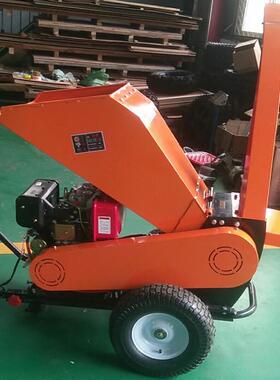 移动式干鲜两用KYO粉叶枝碎枝机园操作简单园林树树枝果粉碎机现