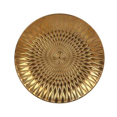 Luxury Ceramic Gold Porcelain Vintage Wedding Charger Plates