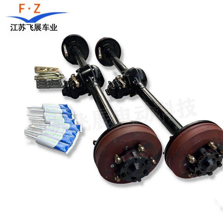 电动四轮车后桥总成电机控制器碟刹大功率鼓刹工程车动力改装配件