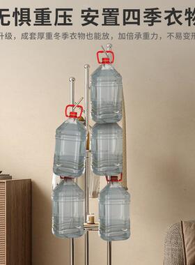 子挂8340架客厅衣架落地卧小型置物架挂衣服的架立式衣轻奢衣帽室