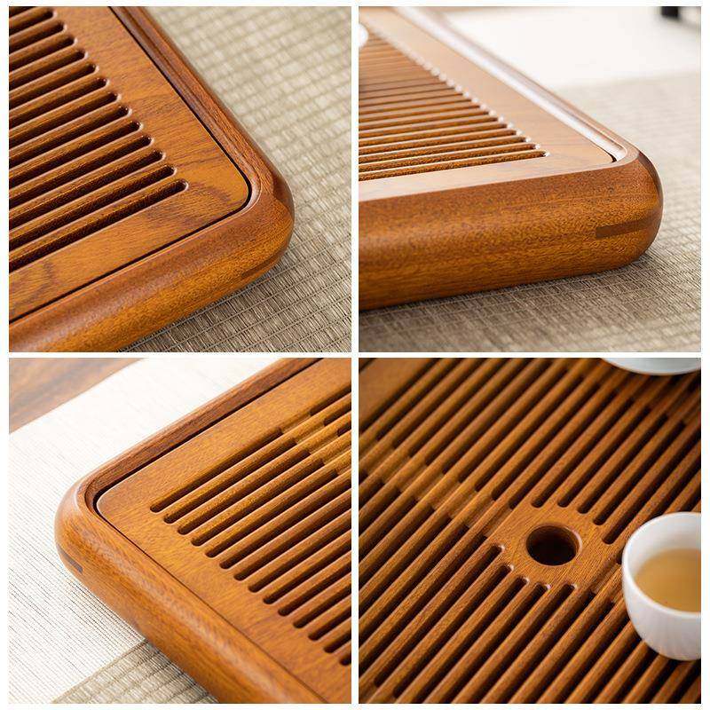 2UIZ023新款电木款茶盘实家用客木小厅茶号干泡储水式台极凯