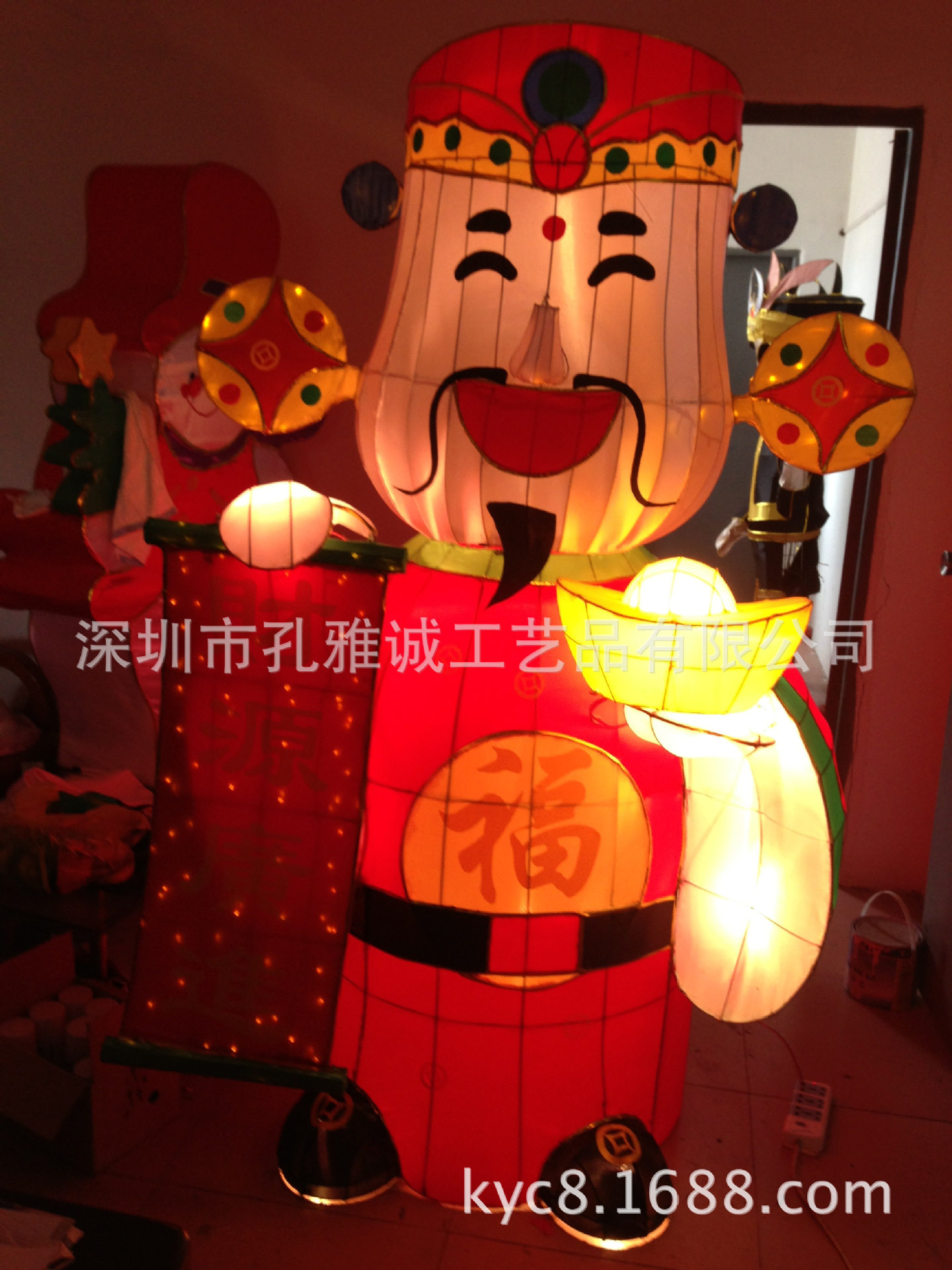 花灯 财童灯笼 春节花灯组合 十二生肖灯笼 元宵花灯 彩车
