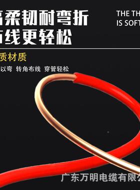 .国标WDZ烟-BY无品牌/J1芯5/2.5/4/6平方单股铜低无卤阻燃家装用