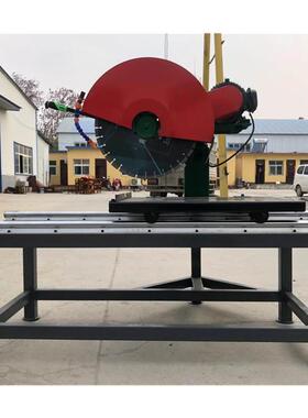 厂石家材电动台式材切机大理石割切割机IQL石倒角切割机