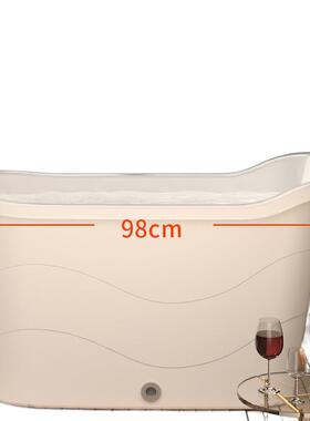 成人泡澡大家用浴桶大浴人浴缸洗号澡桶加NHW大加厚澡盆桶盆全身