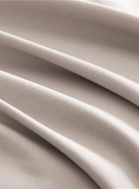 类60A被支全05858毛棉生态磨四件套轻奢亲肤纯棉简约纯色双拼罩