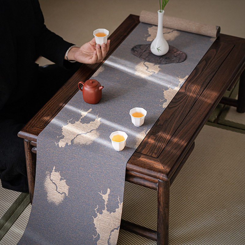 国风复古高端家用茶席茶桌垫