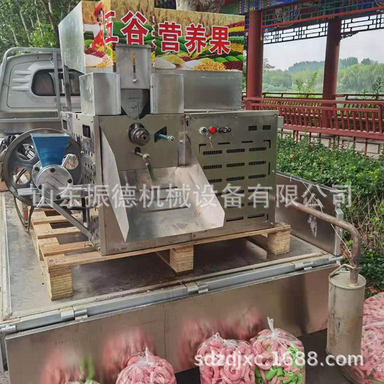 四缸静音组合膨化机视频 汽油大米膨化机 现货供应柴油膨化机厂家