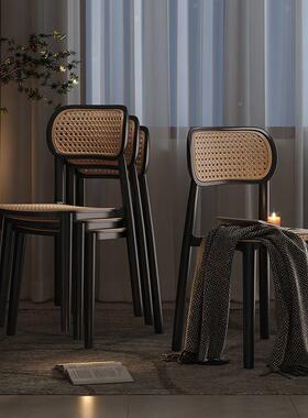 塑料椅子家餐用餐椅加厚桌凳子靠ZUX桌背书椅可中古餐厅商用叠放