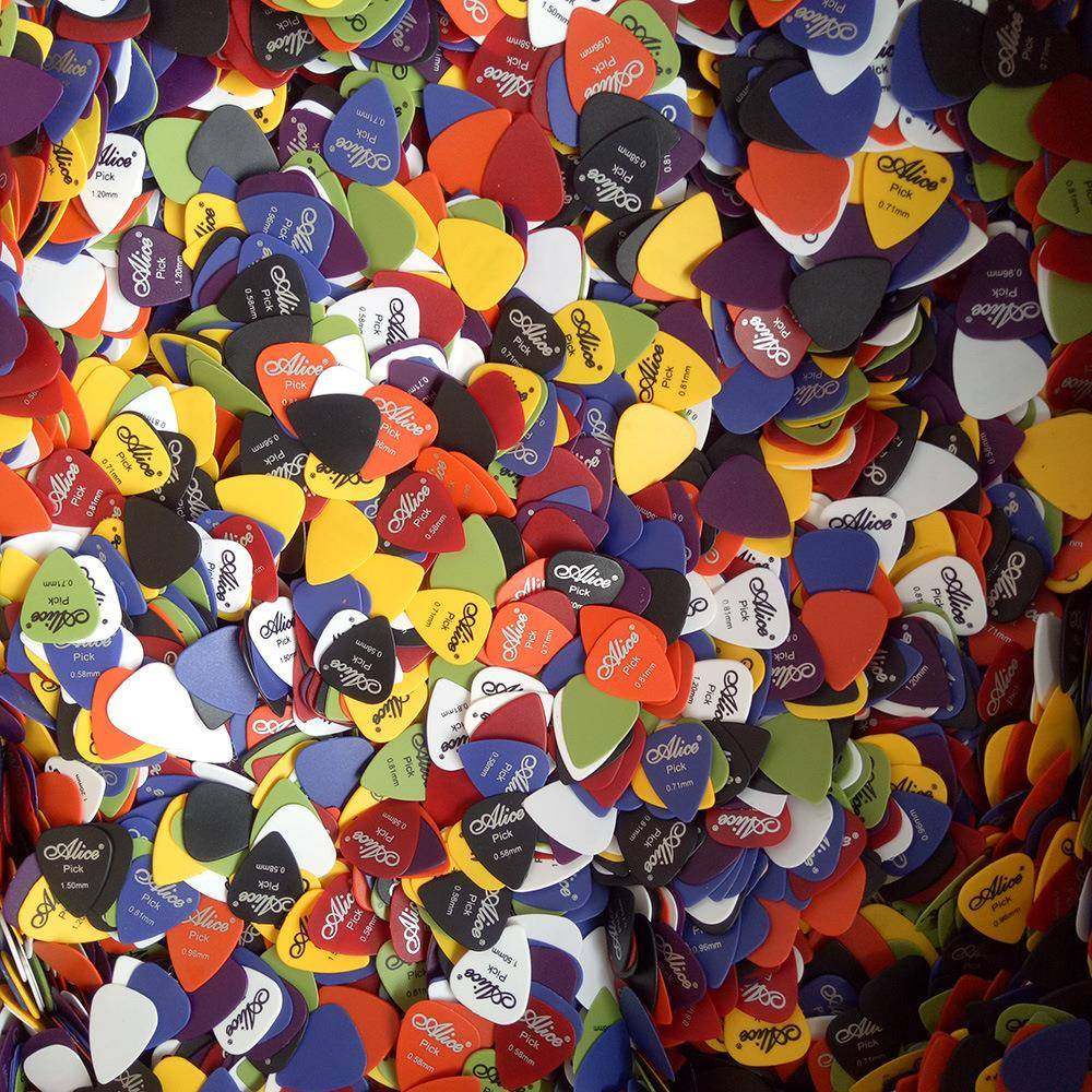 爱丽丝拨片他片弹电吉他民谣KXE吉他0.58吉M到15.MM六厚混装6M00