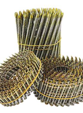 6L螺纹钉光杆5气动卷钉A40921卷子圈钉38麻花0罗纹57托盘64盘70圆