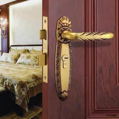 铜锁欧式全铜KKO大卧室-8内门房门执手锁把手TH85008