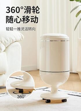 可扣免腰高脚按弯压垃圾桶家用新款厨房动带轮子移高可颜YMS值创