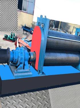 花板压花镀锌板水波纹柳叶纹整平机机轧花机各QFX种花型金属板钢