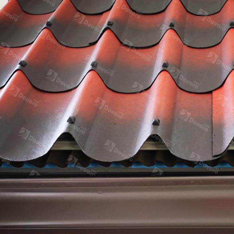 山东沥青瓦生产厂鱼鳞家瓦屋面FTM轻质水施工便防捷波形沥青瓦