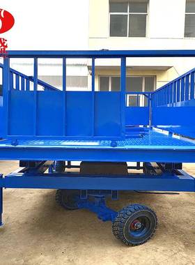 移动卸猪台装猪升降机场中平转出猪台卖猪转猪升降生台猪QLI猪跑