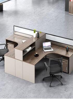 职字办12473公桌T型办公桌员十工屏风卡位四六人l型员桌椅卡座工位新品